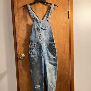 Skinny Jean overalls